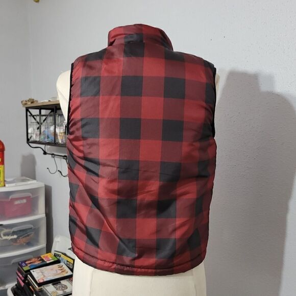 Buffalo David Bitton Boy's reversible vests Sz S And M - Picture 4 of 11